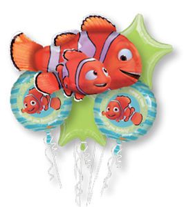 Finding Nemo Fish Birthday Balloon Bouquet Baby Shower Party Supplies New