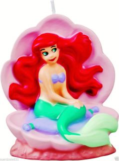 Disney Princess Little Mermaid Ariel Birthday Candle Cake Topper Decoration