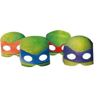 Teenage Mutant Ninja Turtles 8 Party Paper Masks Birthday Party Supplies