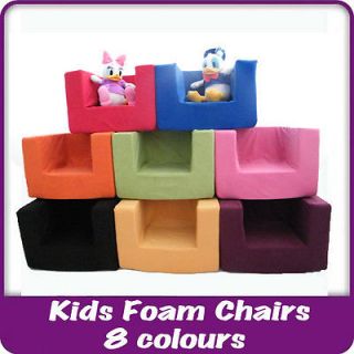 Kids Children's Comfy Chair Toddlers Foam Armchair Boys Girls Seating Seat