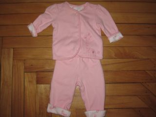 VGC Gymboree Girls Pink Giraffe Top and Pants Reversible Outfit 3 6 Mos