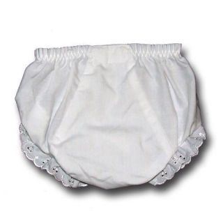 Blank Ruffle Bloomers Diaper Cover Double Seat Panties Embroidery Blanks