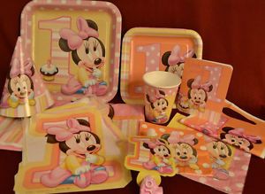 Baby Minnie Mouse 1st Birthday Party Supplies U Choose Your Own Set