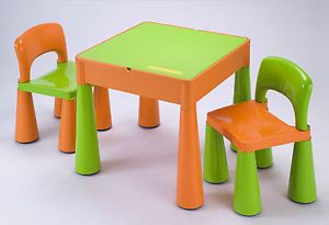 Kids Childrens Play Table Chairs Lego Duplo Water Sand Drawing