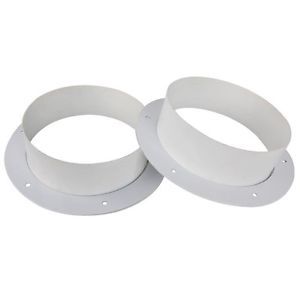 2x6" inch Vent Flange for Hydroponics Grow Tent Box Hut Room Can Fan Filter Duct