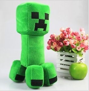New Hot Fans Art Minecraft Creeper Plush Doll 12"
