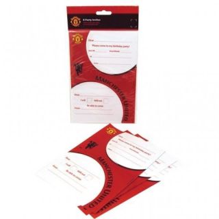 Manchester United Football Club Party Invitations x 20