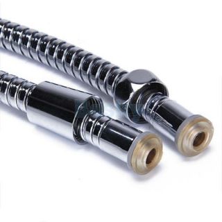 Stainless Steel Braided Water Heater Connector Pipe Tube Flex Shower Hose 1 5M