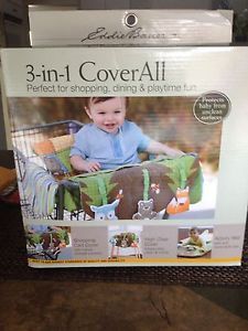 Eddie Bauer Baby 3 in 1 Coverall Shopping Cart Cover High Chair Cover Playmat
