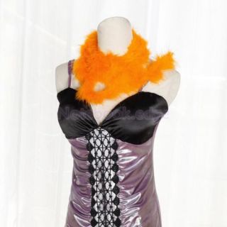 4X 6 Feet Orange Marabou Feather Boa for Wedding Party Costume Ball Decor