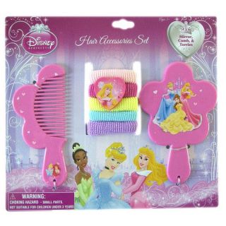 Disney Princess 7 Piece Hair Accessories Set Birthday Party Supplies Favors