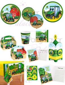 John Deere Johnny Tractor Birthday Party Baby Shower Party Supplies U Pick