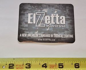 Elzetta Tactical Flashlights Hunting Sticker Ar15 M4 Tactical Weapons Decal