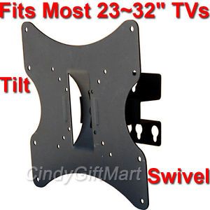 Swivel Tilt 23 32" LCD LED Monitor TV Flat Panel Plasma Wall Mount Bracket C46