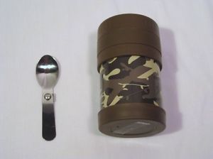 Pottery Barn Kids Brown Camo Food Container Thermos