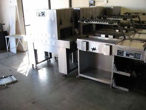 Hobart Heat Shrink Wrap Packaging System w L Bar Sealer and Conveyor