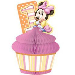 Disney Minnie Mouse 1st Birthday 15" Centerpiece Party Supplies Decorations