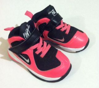 Nike Lebron Shoes Baby Girls Pink Black Size 6C
