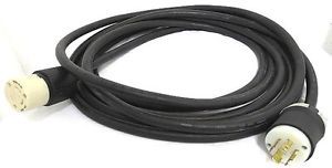 25' Length 20 Amp 250 Volt 3 Phase Extension Cord Heavy Duty