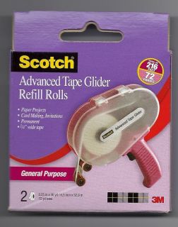 3M Scotch ATG Pink Gun Adhesive Refill Tape General Purpose 2 Rolls