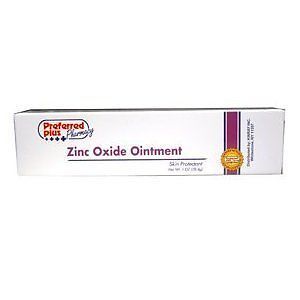 Zinc Oxide Skin Protectant Ointment for Skin Rash Dry Itch Relief 1 oz 3 PK