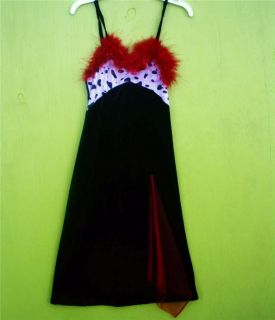 Euro Disney 101 Dalmatians Cruella DeVille Villians Plush Costume Dress s 5 6