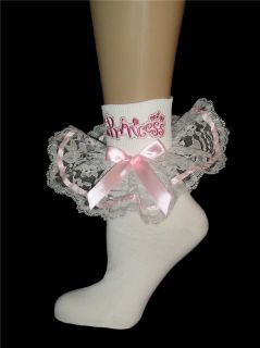Adult Baby Sissy Princess Easter Socks Sz 9 13 Men Pink