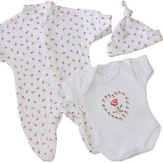 Premature Baby Clothes Sleepsuit Babygrow Bodysuit Vest Hat 3 5lb 7 5lb Girls 2