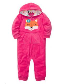 Carters Baby Girl Clothes Coverall Jumpsuit Pink Fox 3 6 9 12 18 24 Months