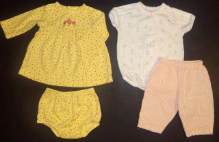 15 piece lot VINTAGE CARTERS Baby Girl Clothes 0 3, 3 6, 6 9 months EUC