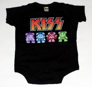 Kiss Hard Rock Heavy Metal Band Baby Infant Onesie Clothing 18 24 Months New