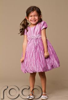 Baby Girls Lilac Purple Flower Bridesmaid Party Fancy Summer Dress 6M 36M UK