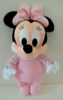 Disney Babies Pink Minnie Mouse Plush Baby Lovey Toy