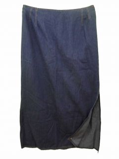 Speed Limit MPH Sz Large Womens Blue Jeans Denim Skirt KS25