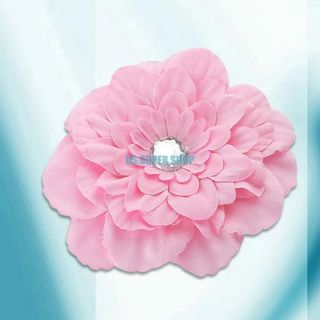 Colorful Peony Nice Baby Girl's Gift Head Flower Hair Bow Clip for Hat Hairband