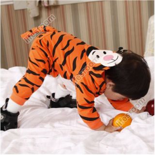 Baby Kid Toddler Boy Tiger Grow Onesie Bodysuit Romper Jumpsuit One Piece Outfit