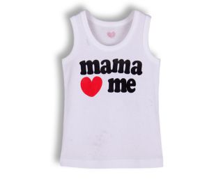 2pcs New Japanese Baby Kid Unisex Clothes Sleeveless Top Shirt Papa Mama Love Me