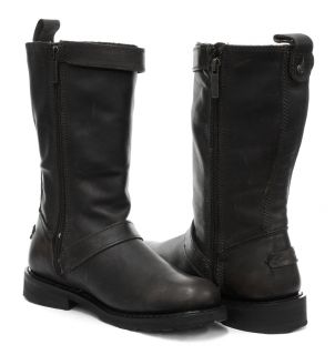 Harley Davidson Dulcie Black Womens Motorcycle Pull on Boots All Sizes