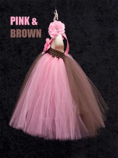 Baby Toddler Tutu Dress Skirt Full Poofy Flower Girl Fairy Age Newborn 1 2 3 4 5