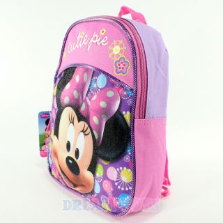 Disney Minnie Mouse Cutie Pie 10" Mini Toddler Backpack Girls Book Bag