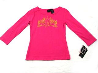 Baby Phat Pink Gold Long Sleeve Shirt Girls $26