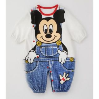 Infant Toddler Girl Boy Mickey Minnie Mouse One Piece Jumpsuit Romper Pick