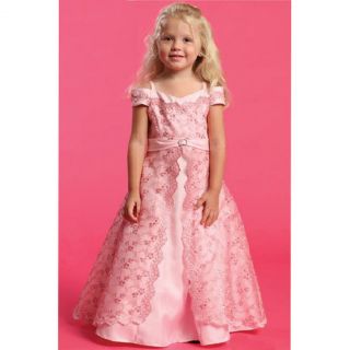 Angels Garment Toddler Girls Pink Size 2T Lace Overlay Pageant Dress