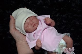 Full Bodied Solid Silicone Preemie Baby Girl Doll Mary Beth by Rita Rich Arnold