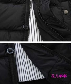 New Korean Men's Cotton Padded Winter Coat Feather Fashion Leisure Jacket
