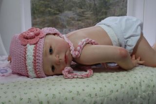 Beautiful Life Like Silicone Vinyl Mix Full Body Reborn Baby Girl Victoria OOAK