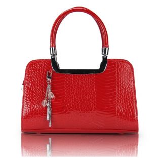 Women`s Lady Fashion Faux Patent Leather Hobo Handbag Shoulder Bag Tote 8 Colors