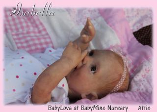 Attie's Baby Love Reborn Doll Girl Punkin RuBert Child Artist Age 10