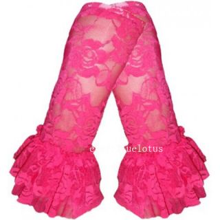 New Kids Girl Lace Leg Warmers Leggings Ruffle 7 Colors for 1 8 Years Old P0291D