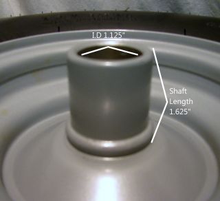 1 15x5 00 6 15 500 6 Snow Blower Thrower Tiller Tire Rim Wheel Assembly 1 13 ID